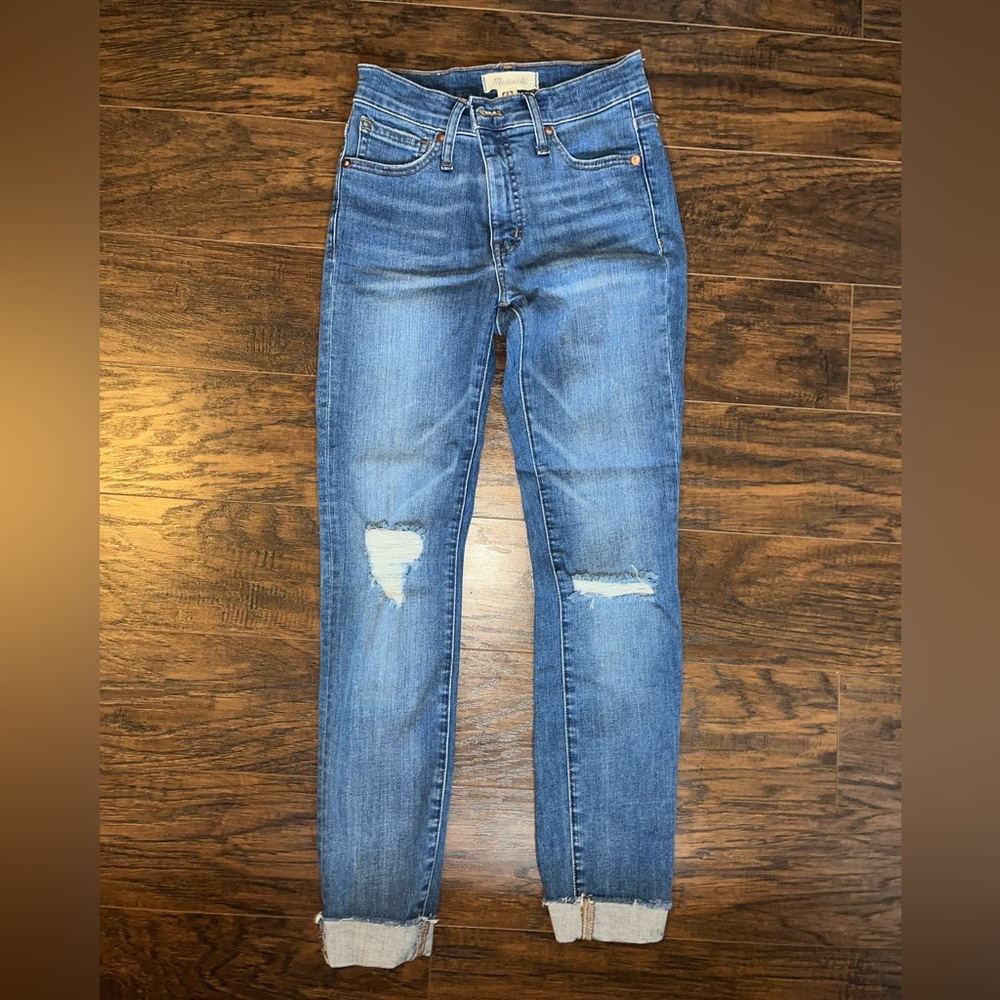 Madewell Womens Mid-Rise Skinny Jeans